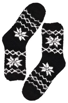 Chlpaté ženilkové ponožky H6001 - 3 páry