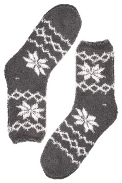 Ženilkové chlpaté ponožky H6001 - 3 páry