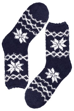 Hrejivé chlpaté ponožky H6001 - 3 páry