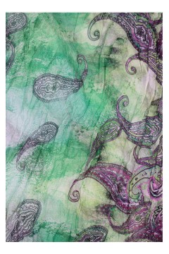 Ľahký dúhový kruhový šál so vzorom Pastel Air