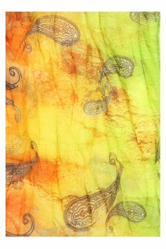 Ľahký dúhový kruhový šál so vzorom Pastel Air