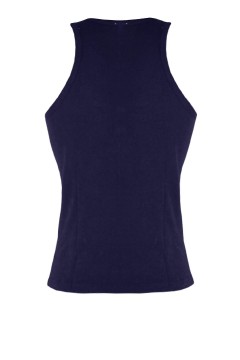 Yily Black pánske tielko bavlna FBX001