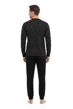 Pánske pyžamo dlhý rukáv Gianvaglia 2501