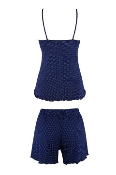 Samla letné pyžamo pre ženy s kraťaskami