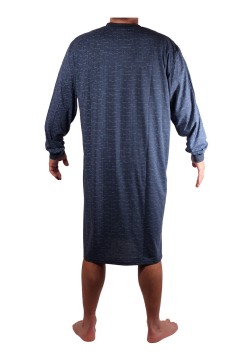 Pánska nočná košeľa bavlnená dlhý rukáv Peter MP-3692