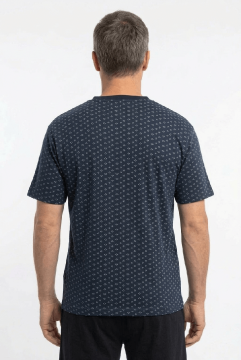 Bavlnené pánske pyžamo krátky rukáv Otmar 2451