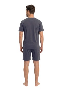 Šimon pánske bavlnené pyžamo krátke