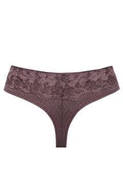 Plus Size tangá Erin čipkové - 3 ks