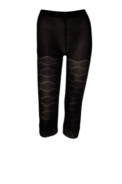 Surinam lace cuff footless legíny No.4019