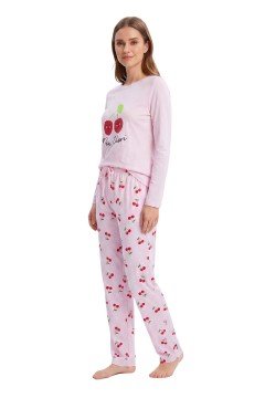 Bavlnené pyžamo Cherry dlhé GB-2810