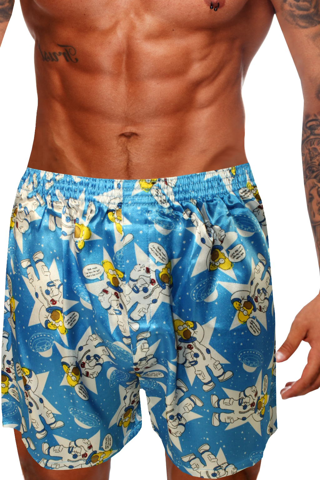 Saténové trenky na spanie s obrázkom