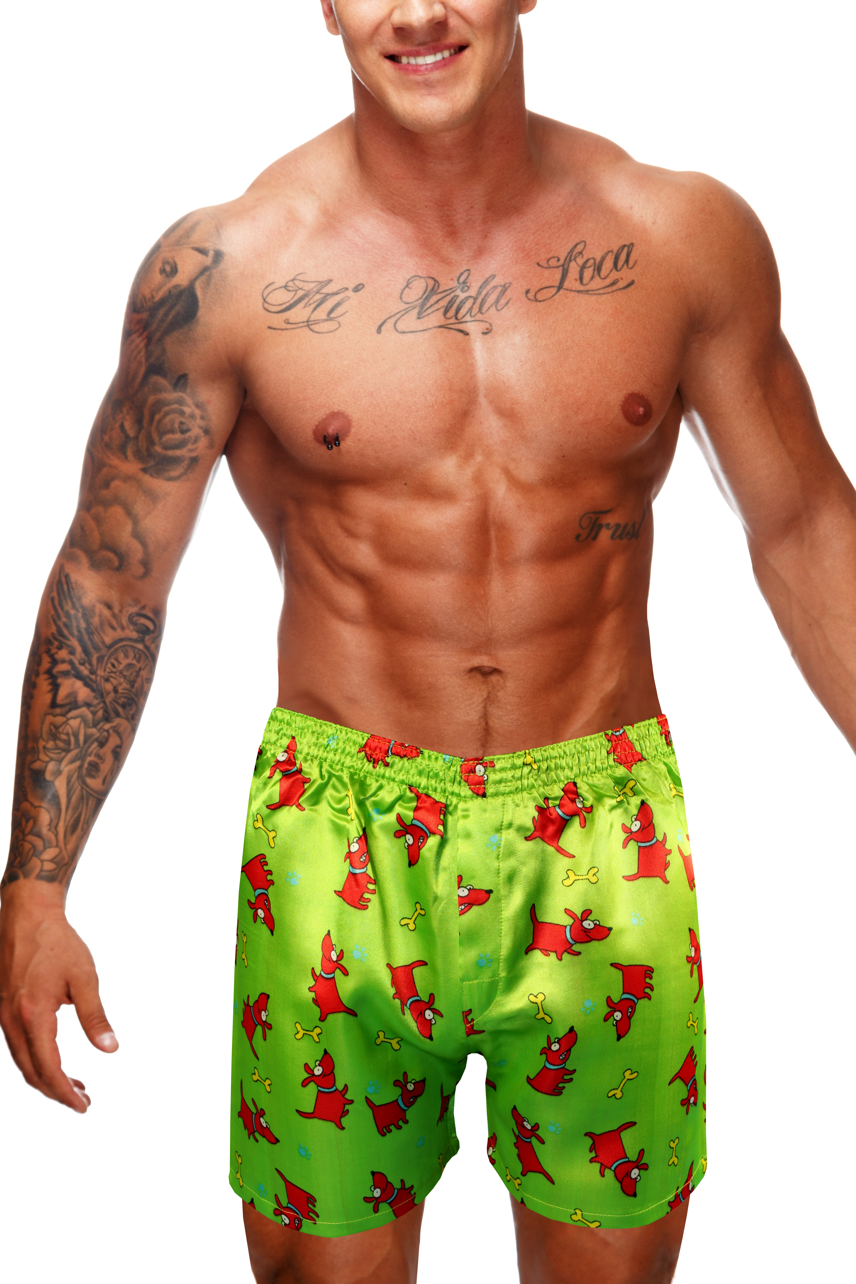 Saténové trenky na spanie s obrázkom