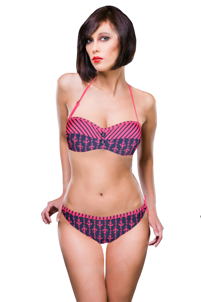 Sea push up plavky dvojdielne