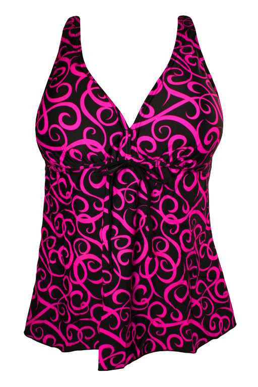 Cloe Pink tankini tielko S136-6