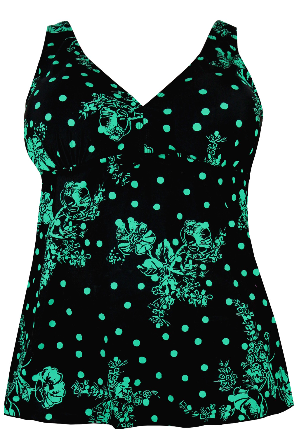Octavia Green tankini - vrchný diel S136-8
