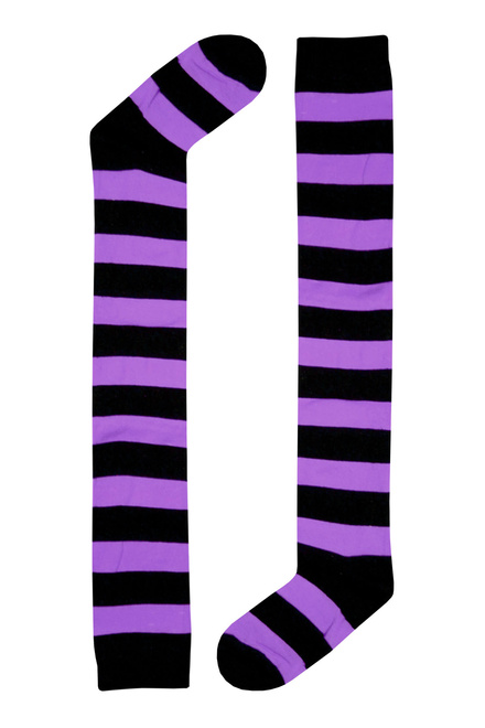 Design pruhované podkolienky