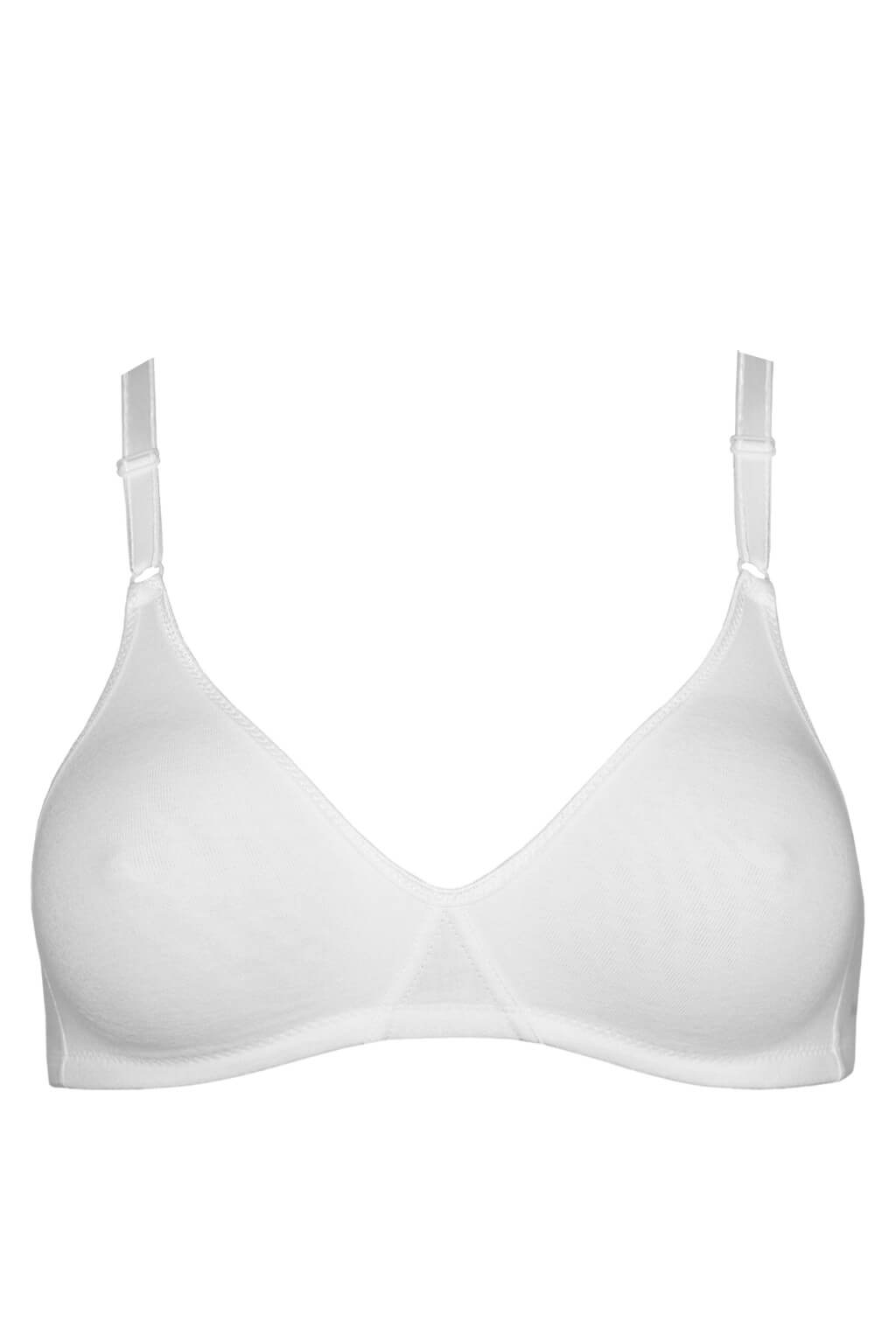 Gra bavlnená podprsenka bez kostíc a bez výstuže