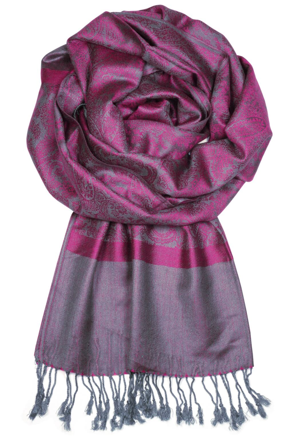 Arika Purple kašmírový šál_107