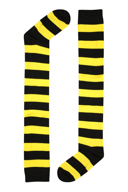 Design pruhované podkolienky