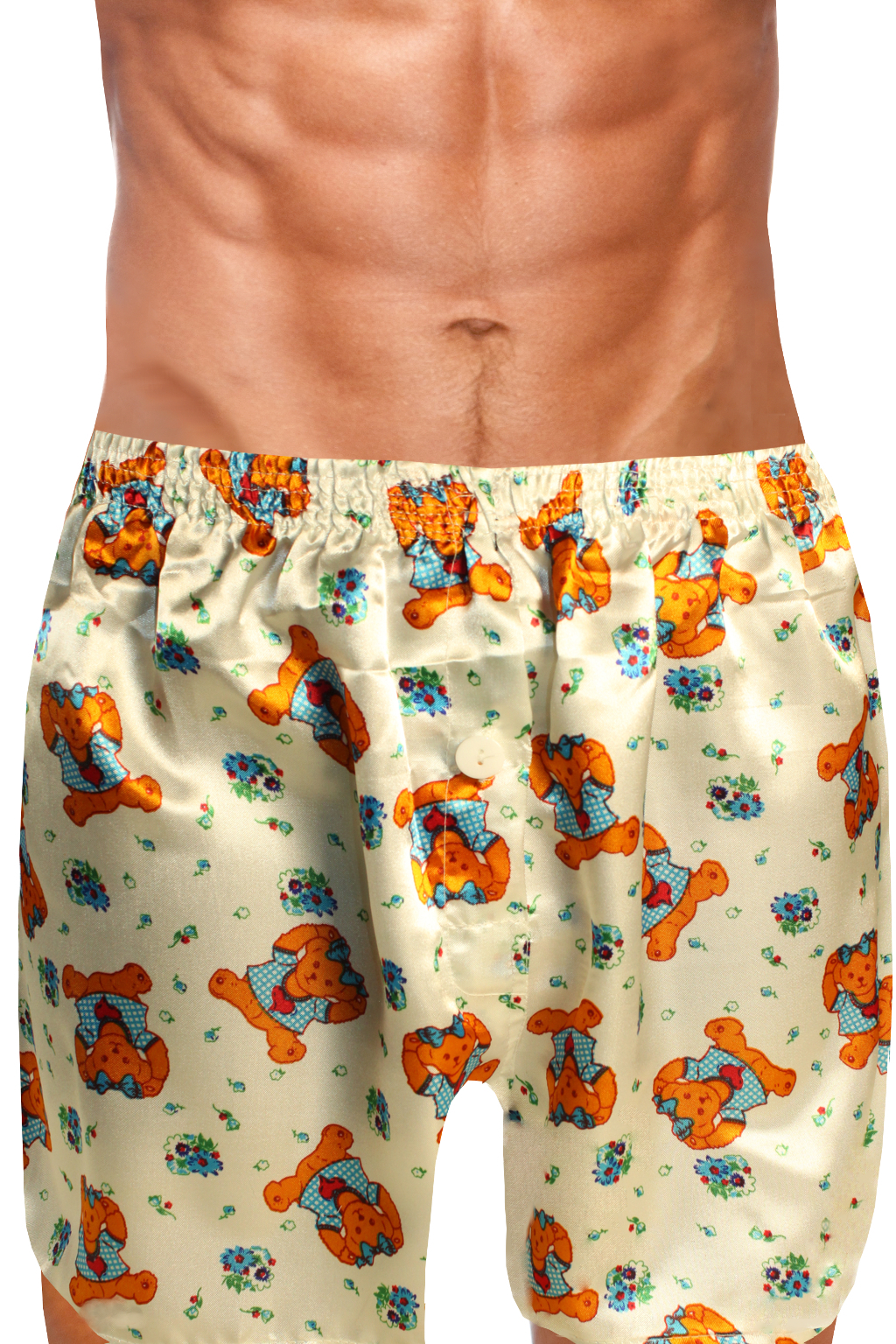 Saténové trenky na spanie s obrázkami