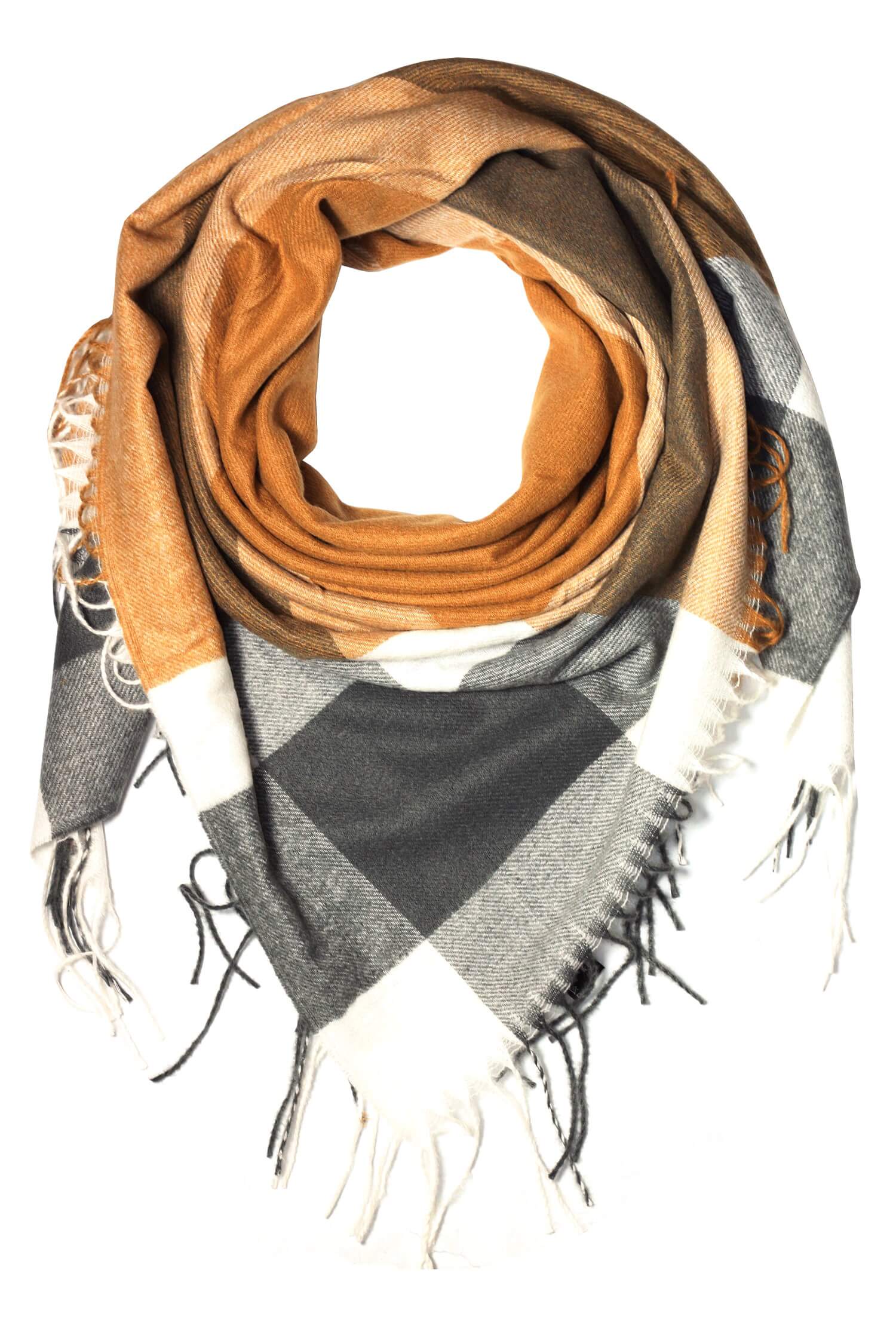 Samara hnedý veľká šatkana zimu H886DF