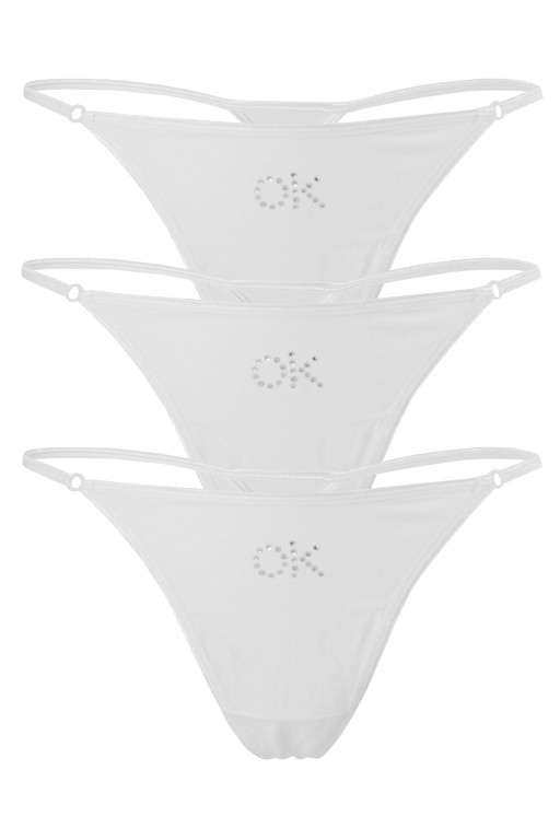 Barrien V-string tangá s kamienkami 3ks