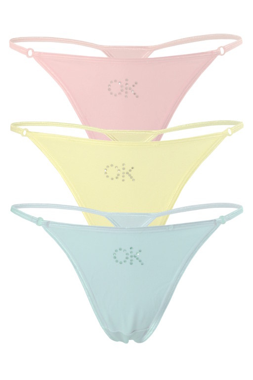 Barrien V-string tangá s kamienkami 3ks
