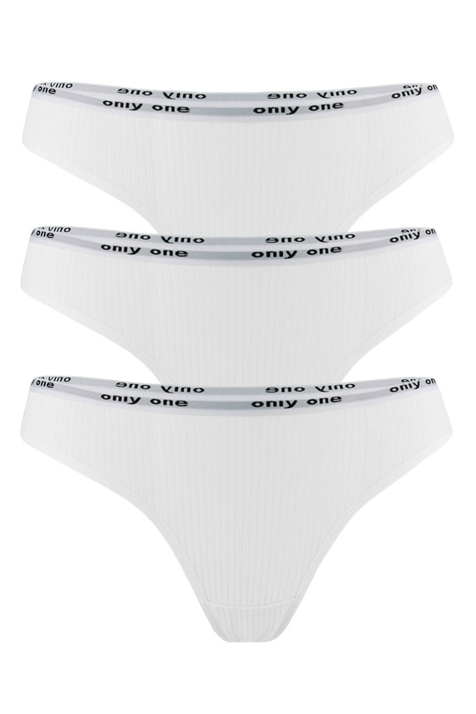 Chic tangá bavlnené 3balenie T-36903