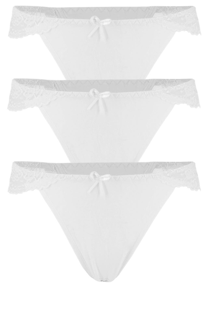 Bubble vyššie tangá bavlna C359 - trojbalenie