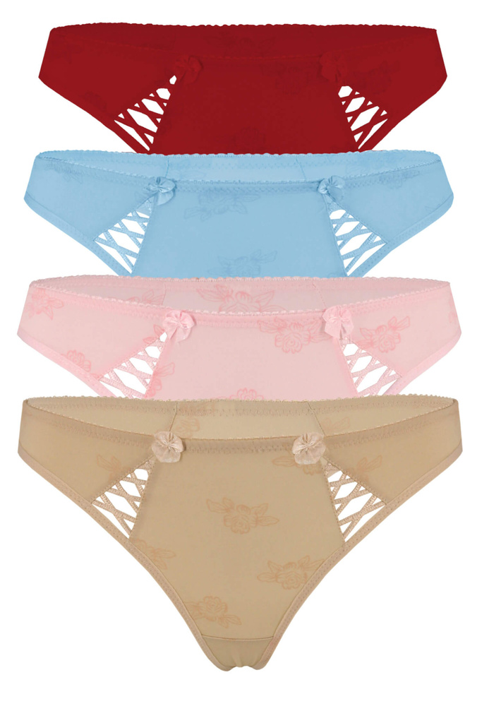 Narky pružné tangá s aplikáciou C-057