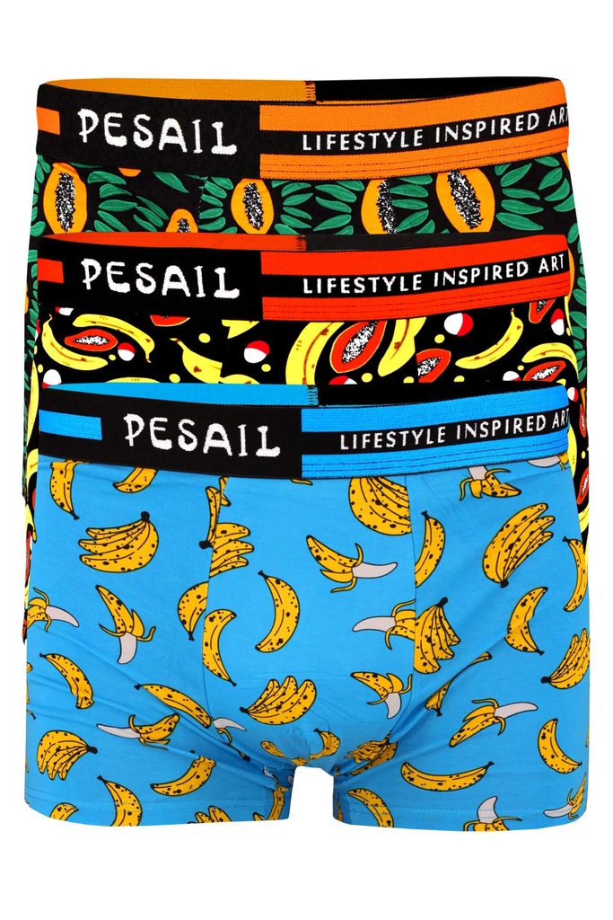 Pesail Tropical Fruit pánske veselé boxerky MPR 85649 - 3bal.