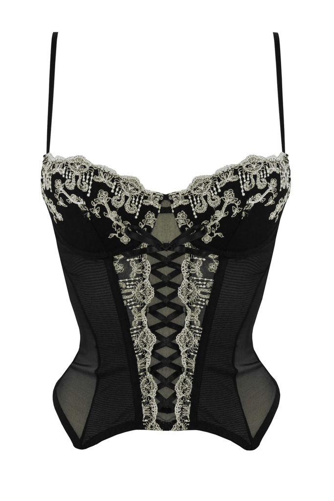 Melin dámsky luxusný korzet vyšívaný 