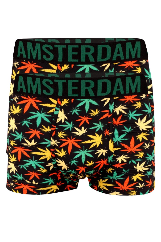 Amsterdam leaf mäkké pánske boxerky AMS-006 2 kusy 