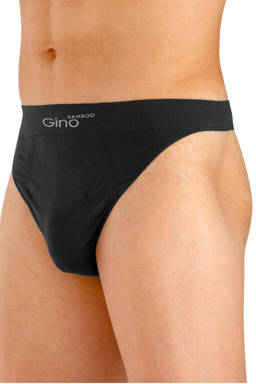 Domenico black Gino pánske tangá 52002 