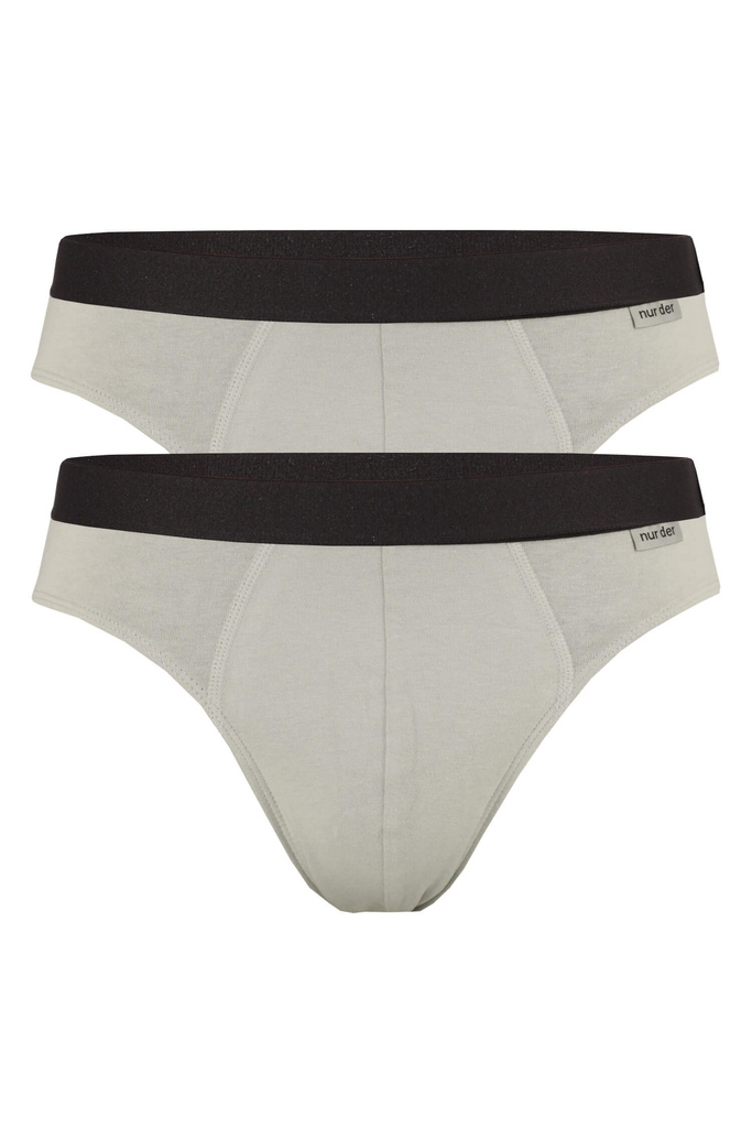 Cotton Stretch Nur Der jednofarebné slipy bavlna 2 kusy 