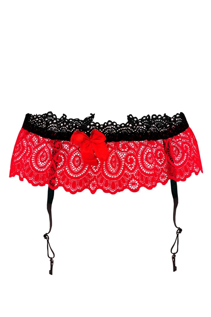 Floriana charm sexy podväzkový pás kovová ozdoba 9943