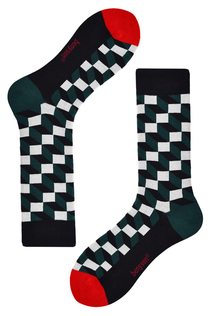 Cube vysoké ponožky veselé unisex 057