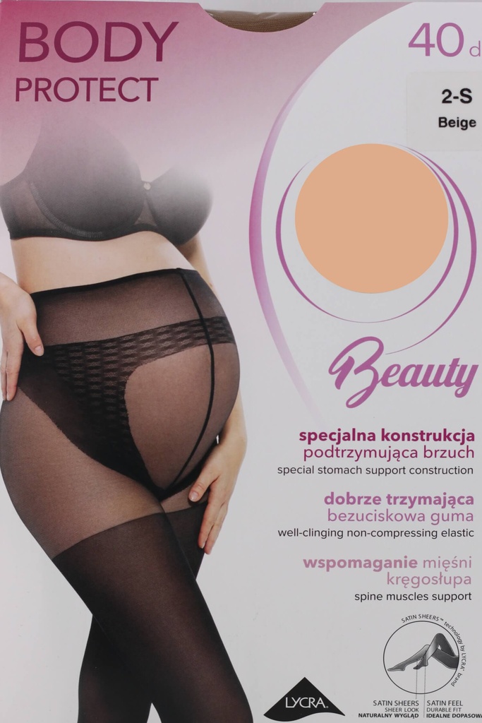 Body Protect telové pančuchové nohavice pre tehotné - 40 dní
