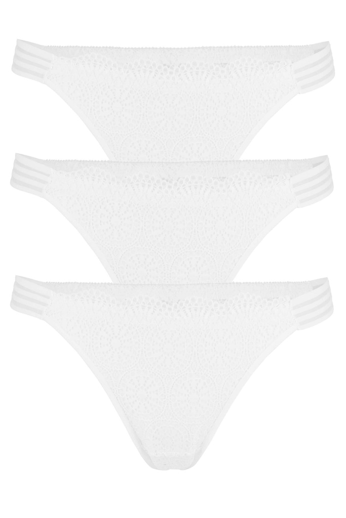 Erika jednofarebné nohavičky s pásikmi WNWC 82711- 3 bal