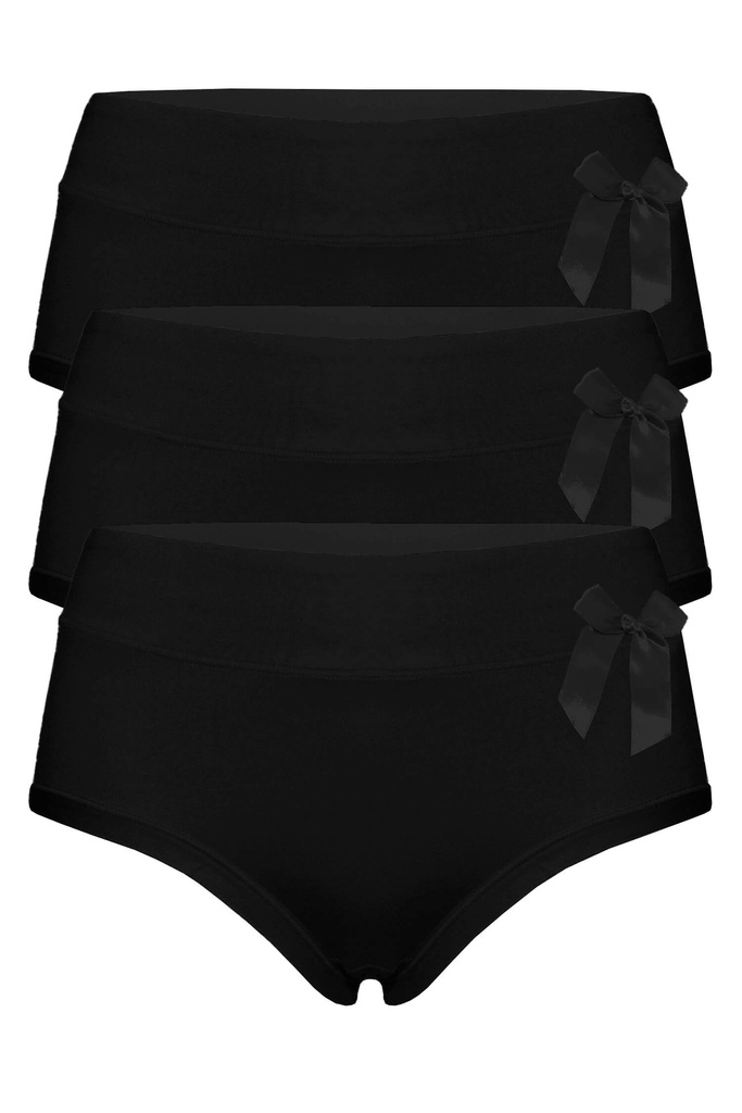 Anet black jednofarebné nohavičky vyššie 9033 - 3 bal