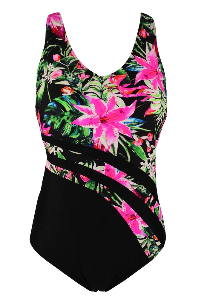 Etiopia Lila jednodielne plavky vystužené S095