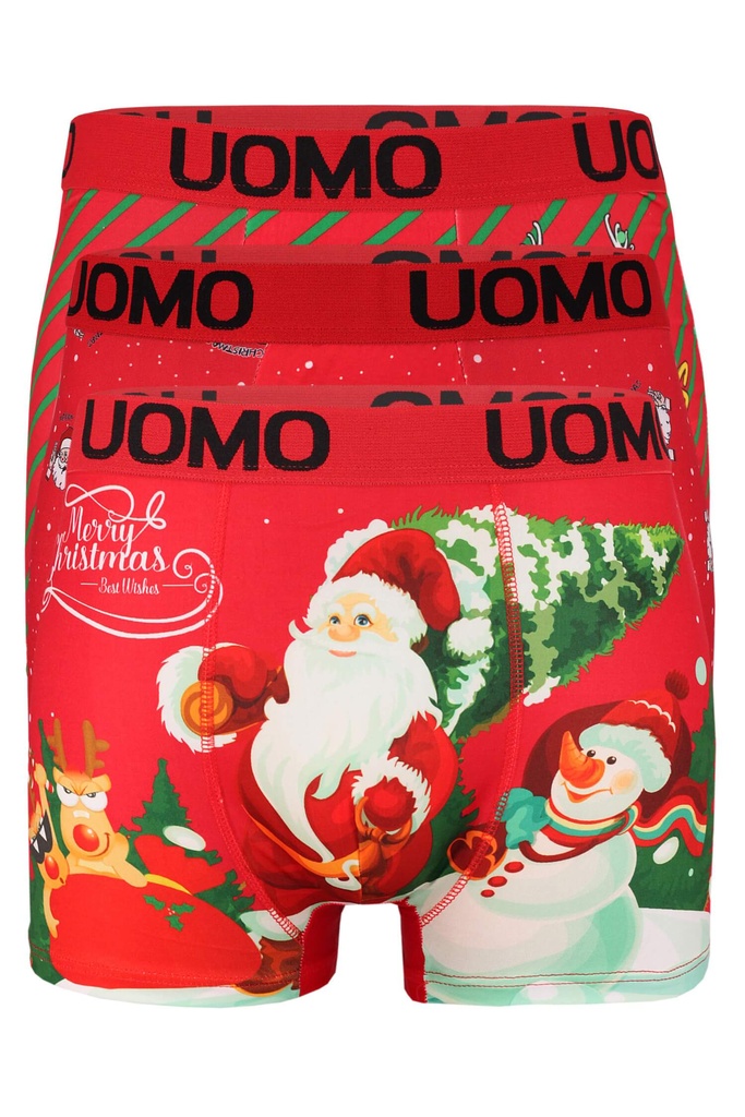 Christmas vianočné spodné prádlo pánske - 3 ks