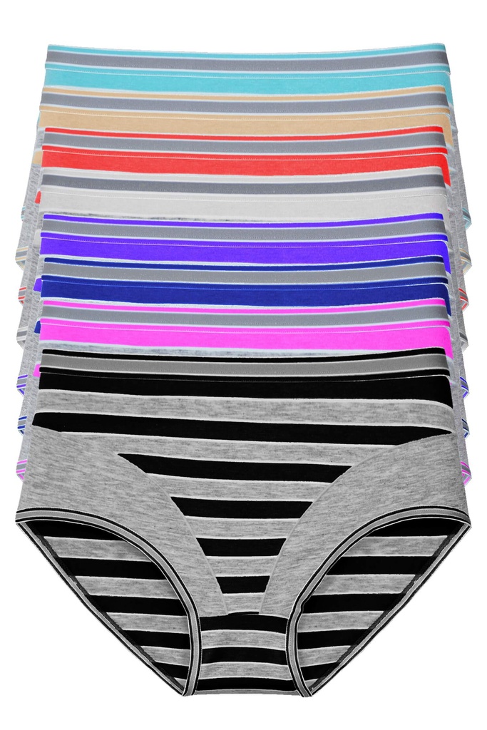 Barbara dámske nohavičky s prúžkami 6005 - 3bal