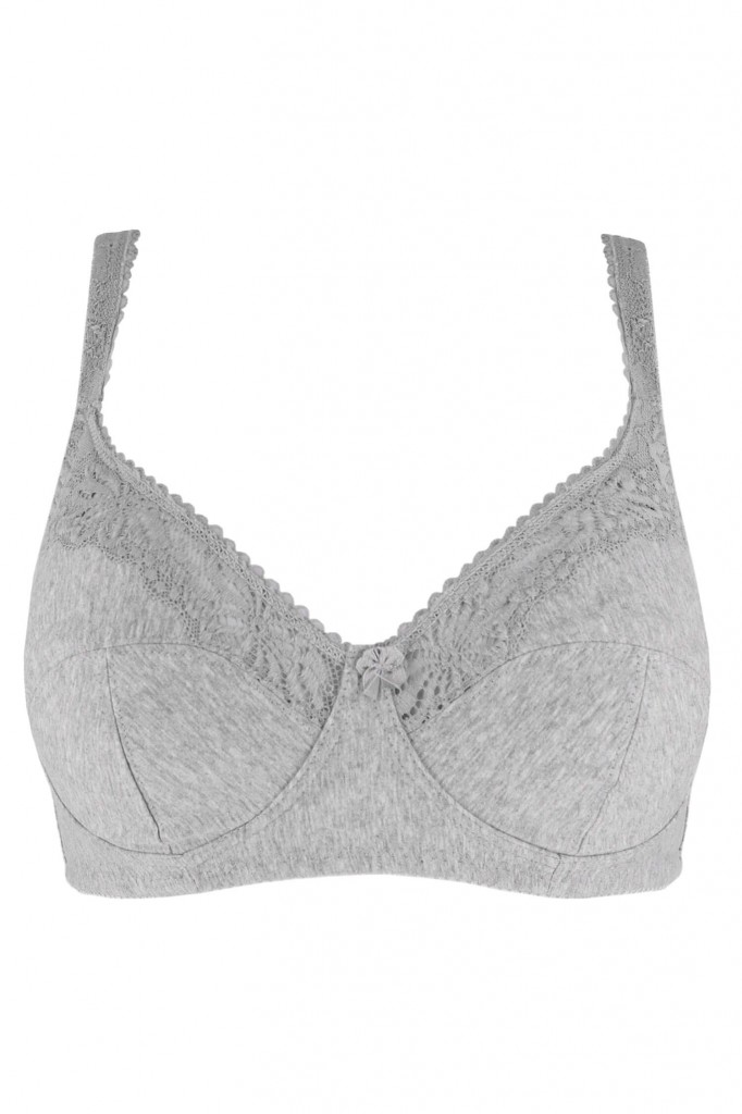 Hedva nevystužená podprsenka s čipkou 90239