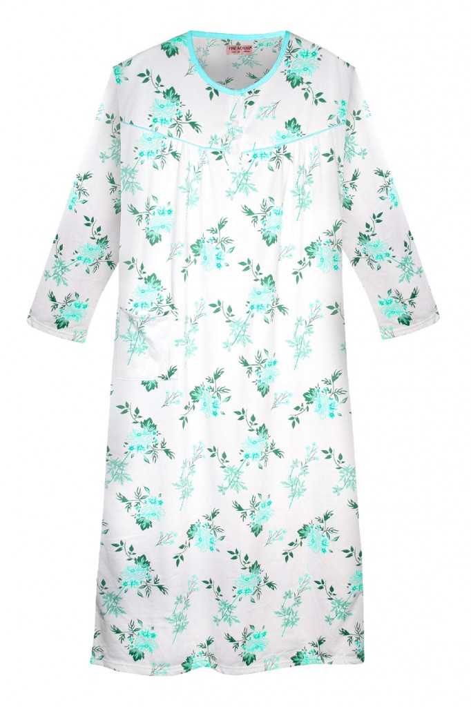 Veruška hrejivá nočná košeľa s dlhým rukávom 6548