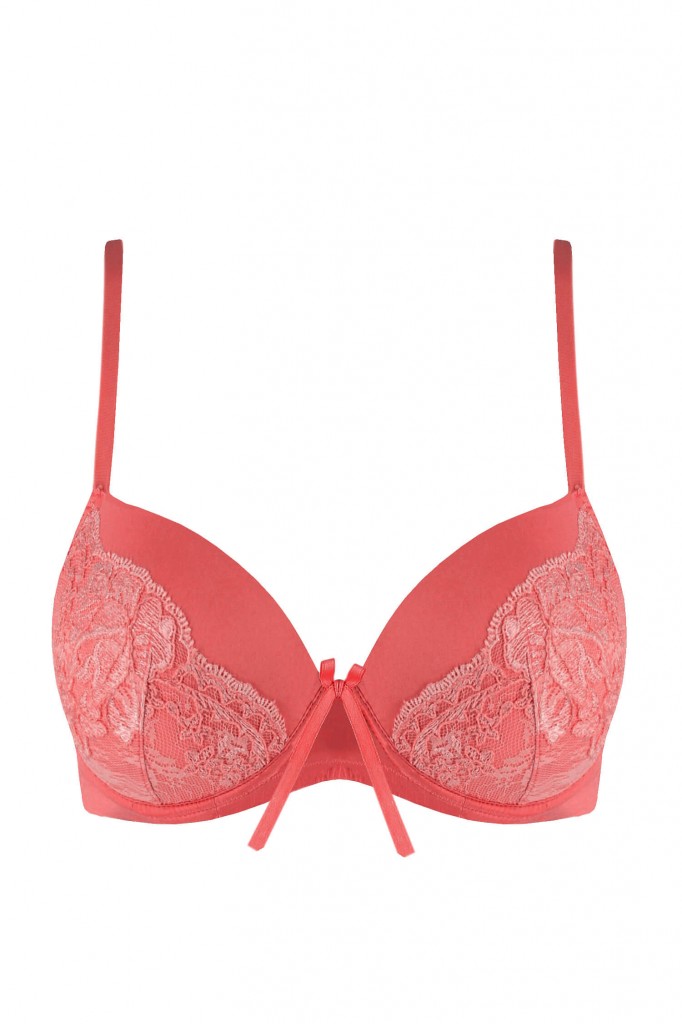 Evelyn Italy push-up podprsenka s čipkou