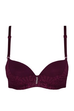 Andris čipková podprsenka s ozdobou 69306