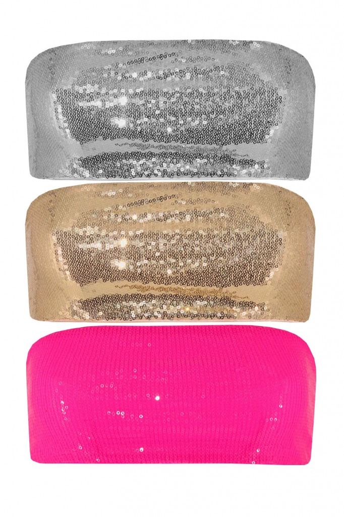 Verona disco bandeau podprsenkový pás - 3 ks