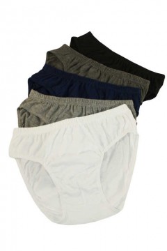 Dustin II. jednofarebné pánske slipy 5v1