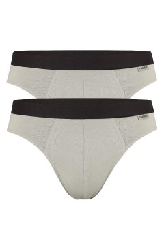 Cotton Stretch Nur Der jednofarebné slipy bavlna 2 kusy 